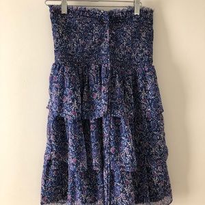 Purple Floral American Eagle Tube Dress